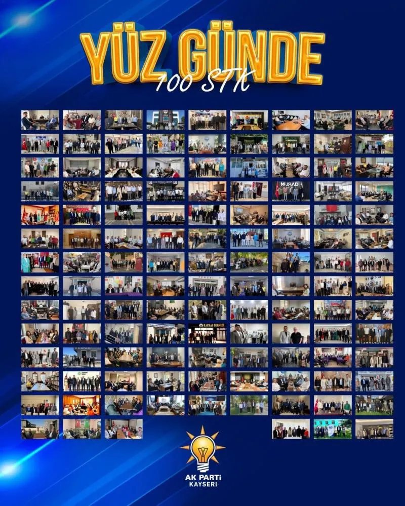 ‘Yüz Günde 100 STK Ziyareti’ programını tamamladı