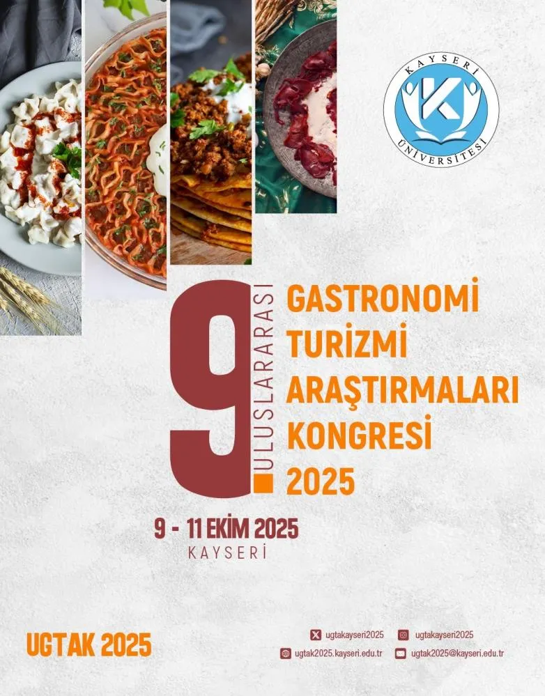 KAYÜ; 9. Uluslararası Gastronomi Turizmi Araştırmaları Kongresi’ne ev sahipliği yapacak