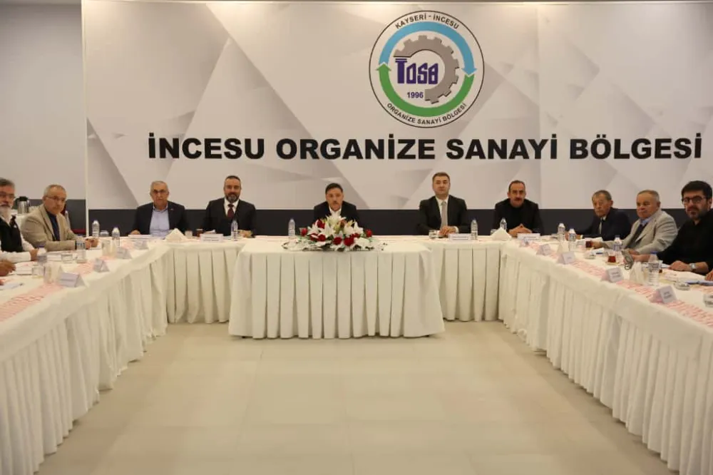 İncesu OSB Müteşebbis Teşekkül Heyeti toplantı yaptı