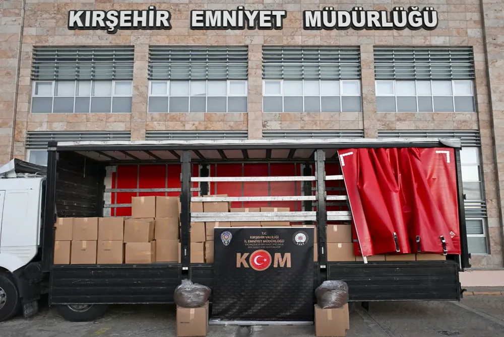 3,5 ton kaçak tütün ele geçirildi