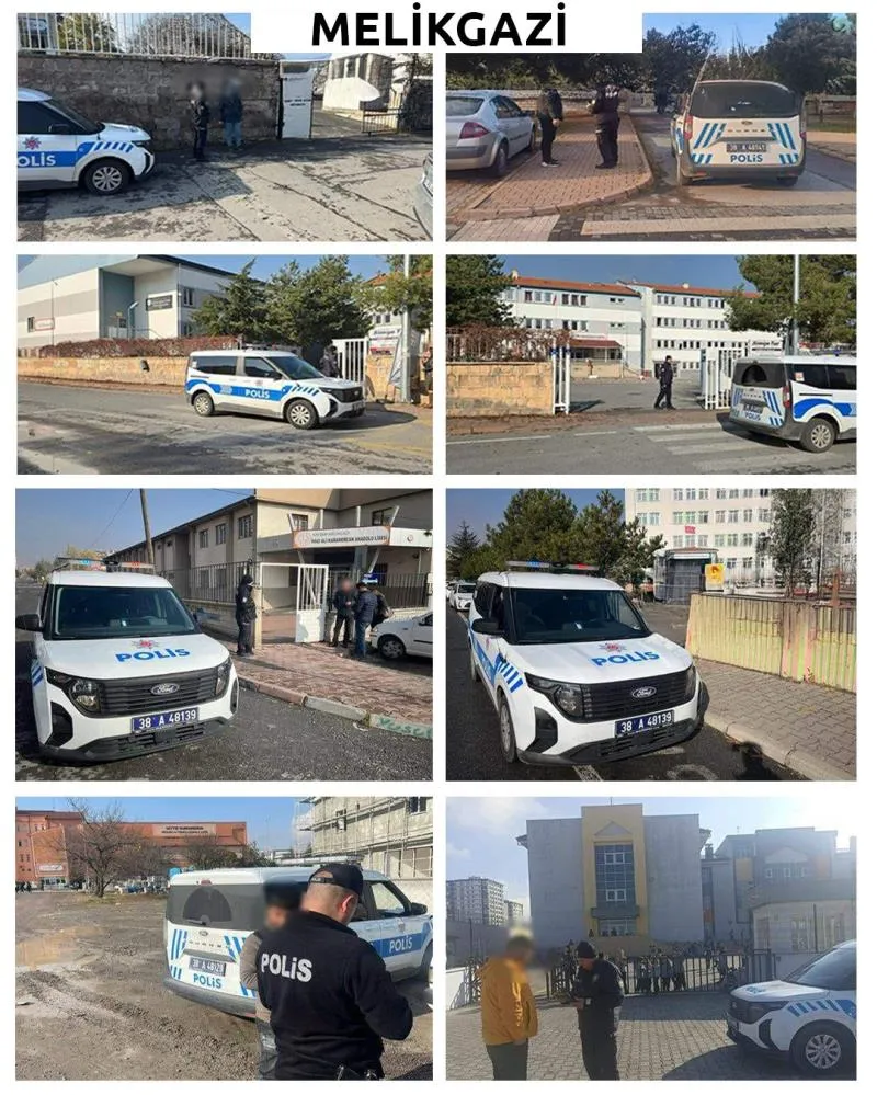 Okul önlerinde önlem: 321 kişi sorgulandı