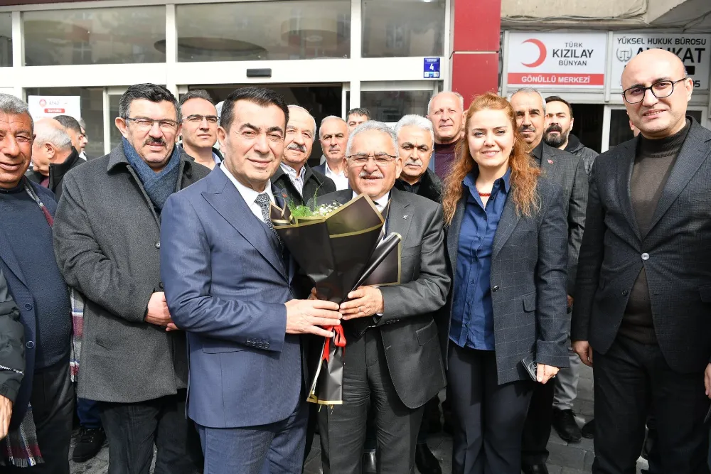 Başkan Büyükkılıç, Bünyan ilçesini ziyaret etti