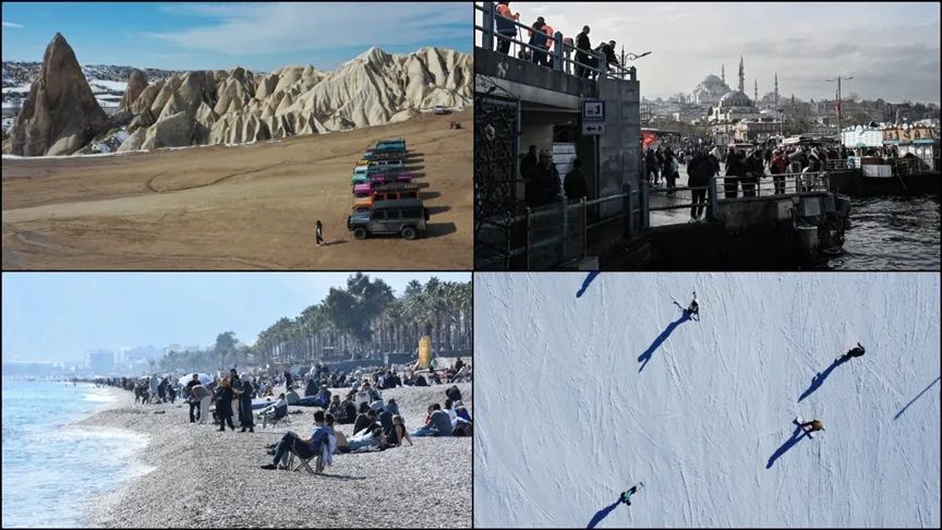 Turist sayısında Ocak ayı rekoru