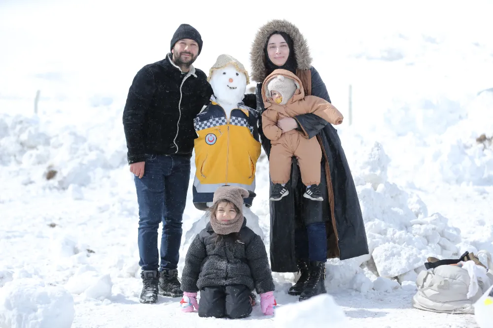 Kardan Adam Şenliği Niğde’de büyük ilgi gördü