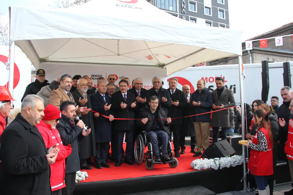 Türk Kızılayına ait birimlerin toplu açılışı gerçekleştirildi