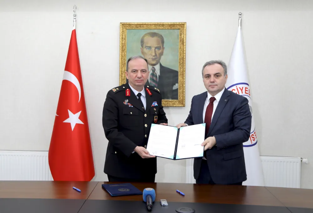 ERÜ ve jandarma arasında kriminal alanda işbirliği protokolü imzalandı!