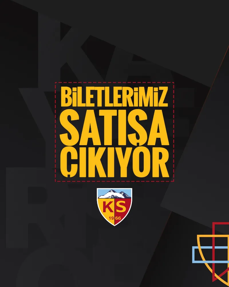 Kayserispor – Hatayspor maçının biletleri satışa sunuldu