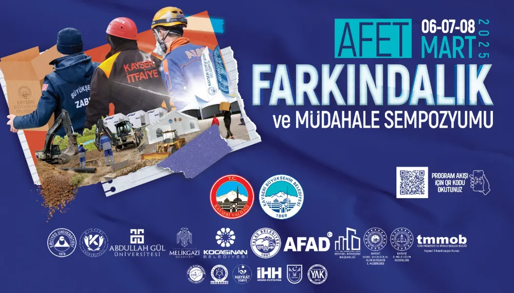 Afet Farkındalık ve Müdahale Sempozyumu yapılacak