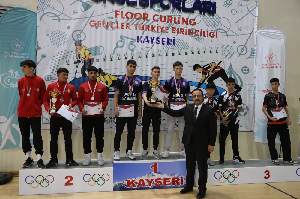Okul Sporları Gençler Curling Türkiye Şampiyonası tamamlandı