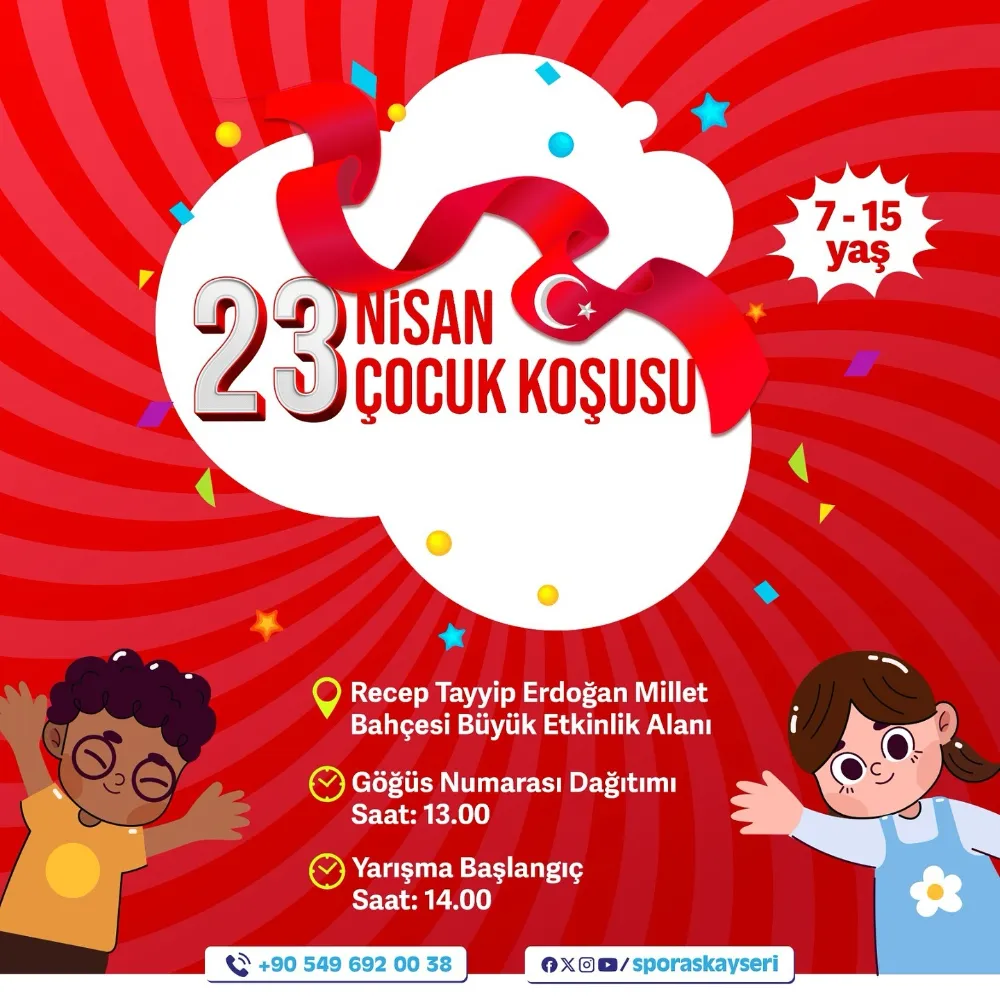 Büyükşehir’den 23 Nisan’a özel çocuk koşusu