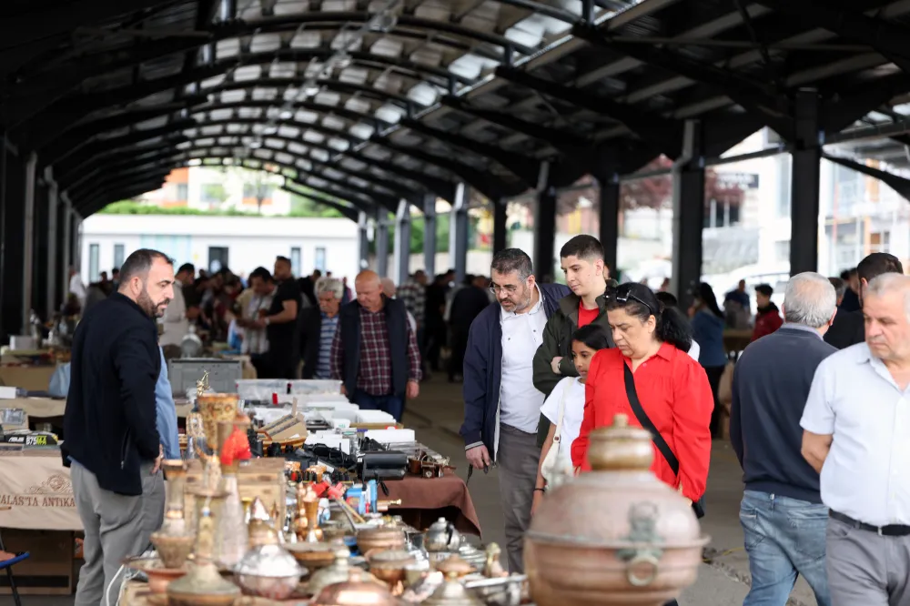 Talas Antika Pazarı nostaljiye yolculuk yaşattı