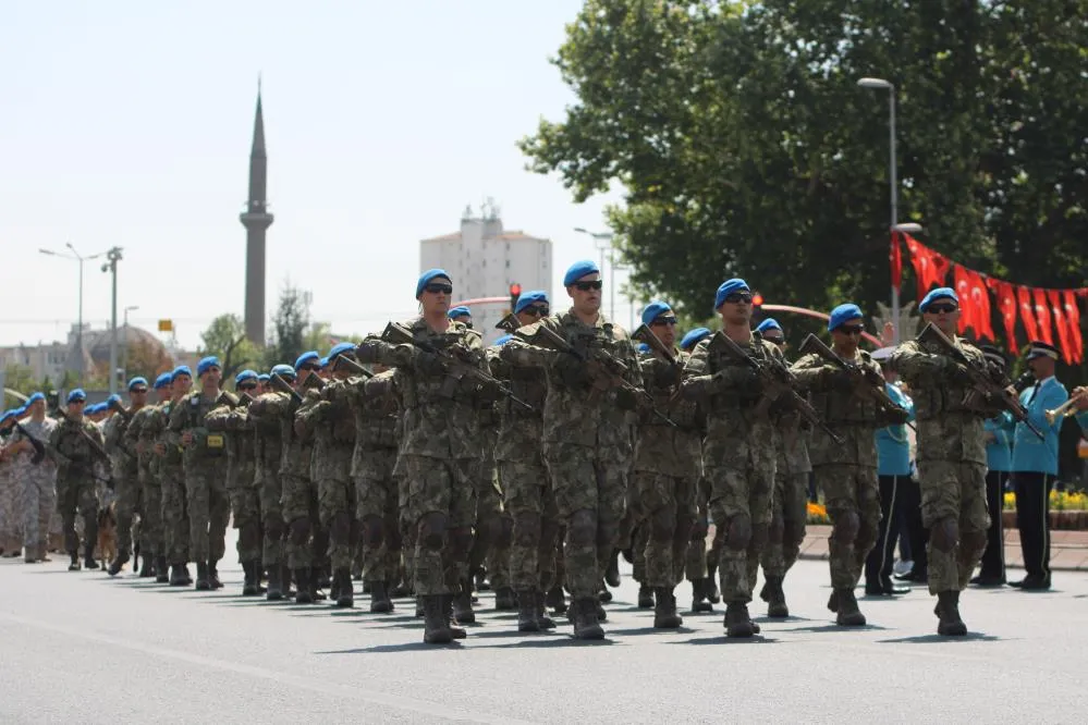 Zafer Bayramı töreninin provası yapıldı