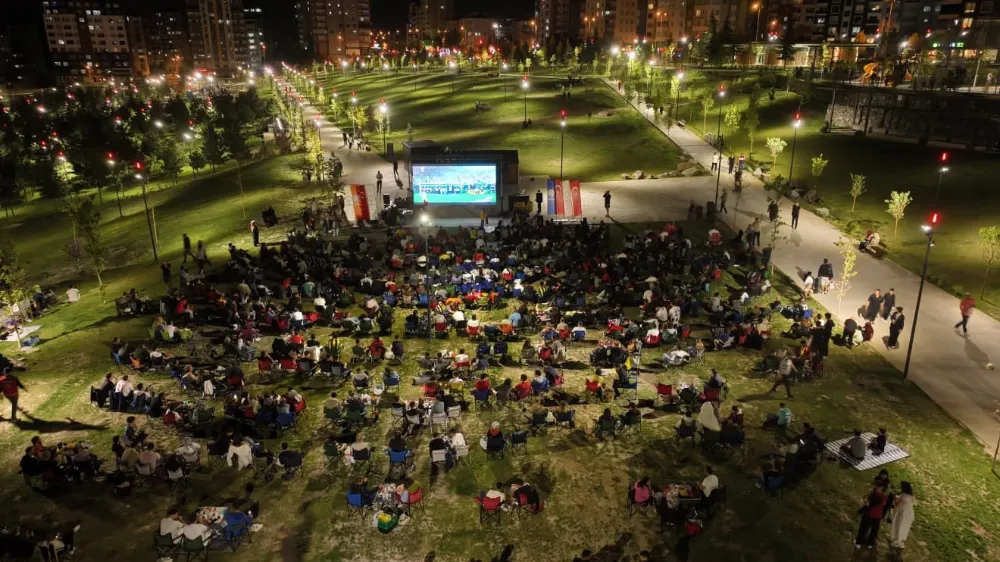  Milli heyecan Talas Paraşüt İniş Alanı