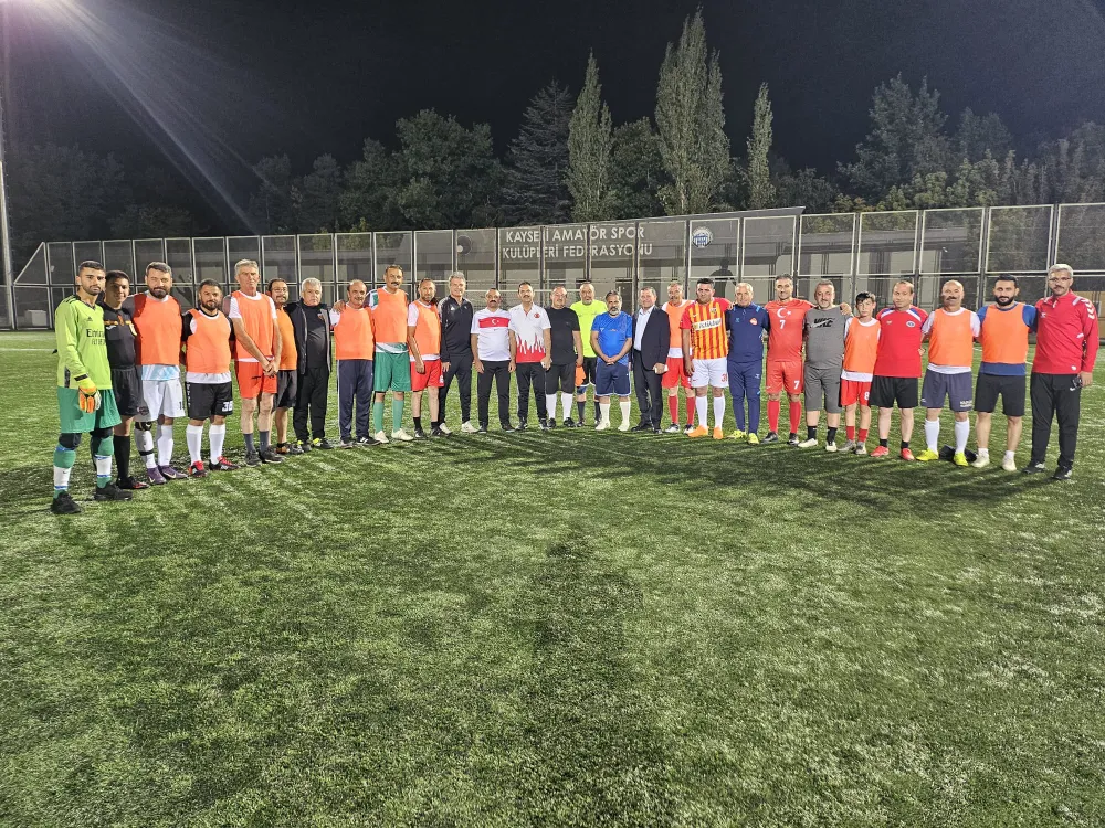 Kayseri’de birlik, beraberlik ve dostluk maçı