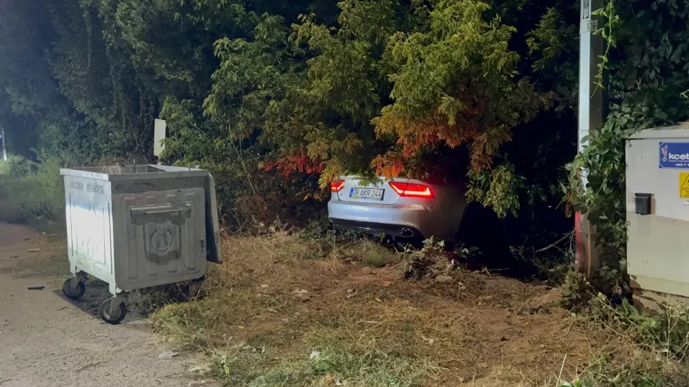  Polisi görünce kaçan alkollü sürücü fidanlığa daldı: 1 yaralı