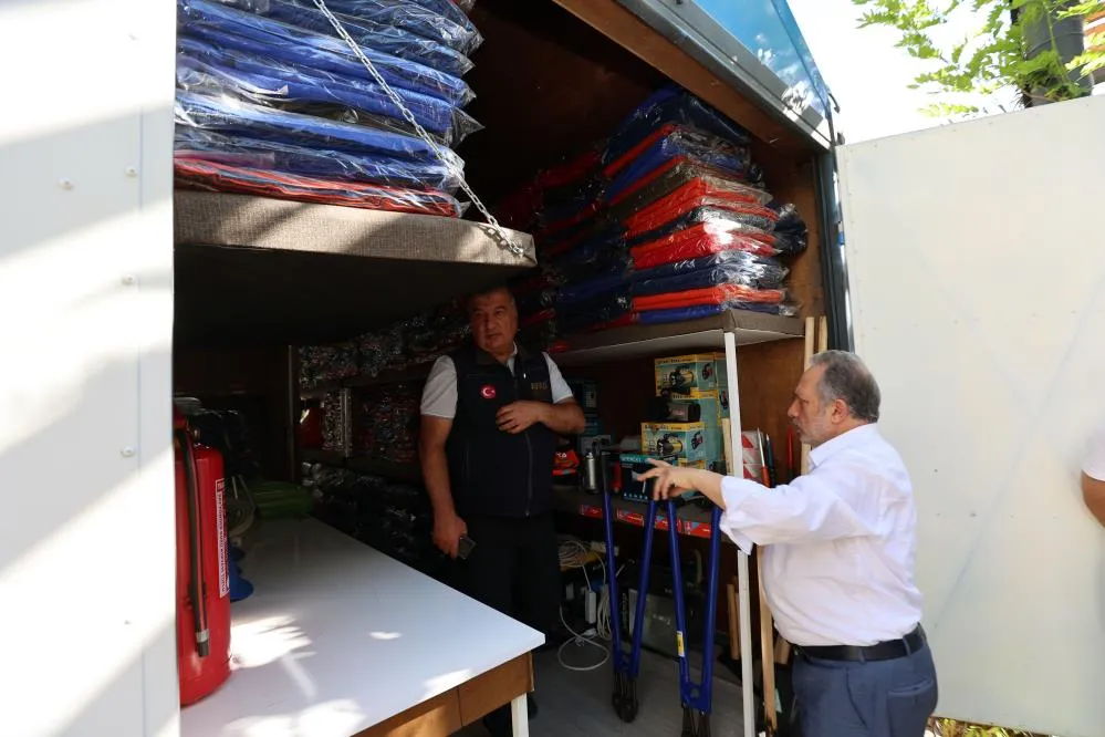  AFAD heyeti Talas Belediyesi’nin örnek projesini inceledi