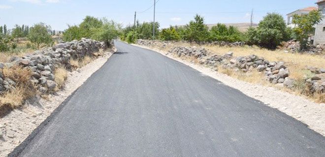 KOCASİNAN GÜNEŞLİ`DE YOLLARI ASFALTLADI