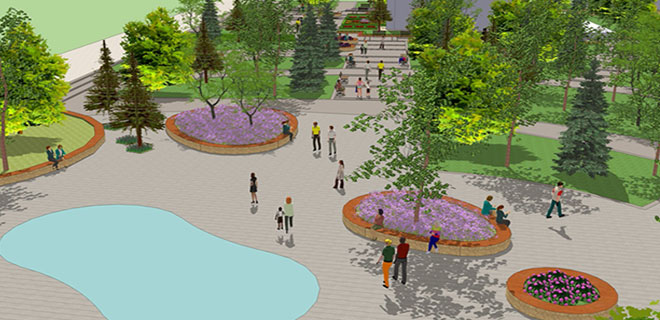 KURŞUNLU PARKINI YENİLİYOR