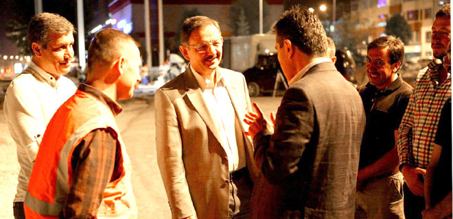 RAYLI SİSTEM  ÇALIŞMALARINA  BAKLAVALI  DENETİM