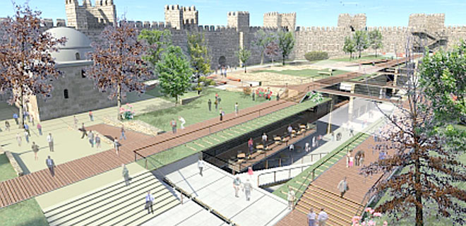 KALE İÇİNDE ÇALIŞMALAR SÜRÜYOR