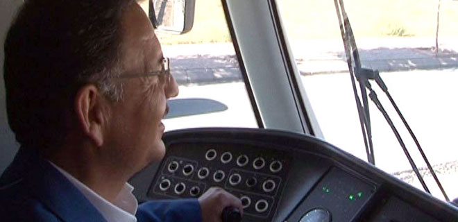 BAŞKAN ÖZHASEKİ, TEST SÜRÜŞÜ YAPTI