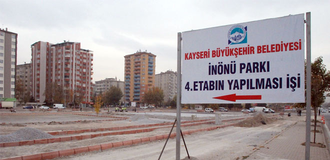 PARKSAL DÖNÜŞÜMÜ İNÖNÜ İLE SÜRDÜRÜYOR