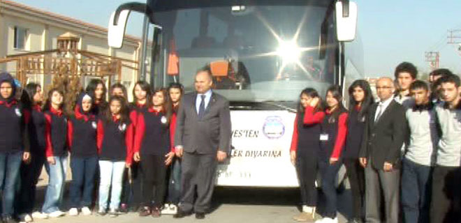 GENÇ YÜREKLERİ PEYGAMBERLER DİYARINA GÖNDERDİ