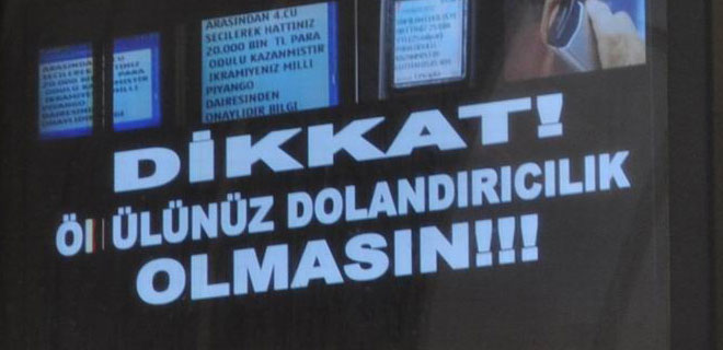 EMNİYET MÜDÜRLÜĞÜ`NDEN DOLANDIRICI UYARISI