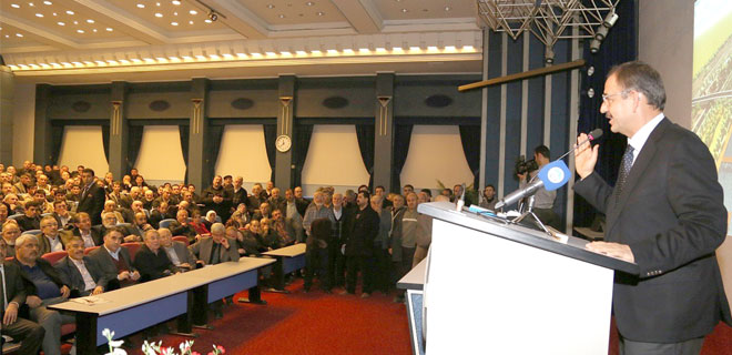 SANAYİ ESNAFI İLE İSTİŞARE TOPLANTISI YAPTI