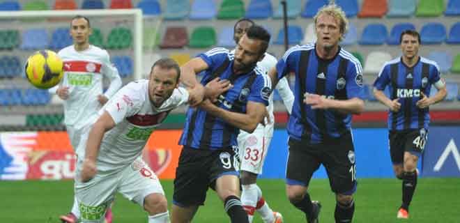 ERCİYESSPOR DEVREYE MAĞLUP BAŞLADI