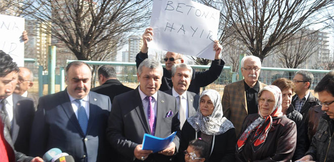 BÜYÜKŞEHİR`İN   ARSA İHALESİNE  İTİRAZ ETTİ