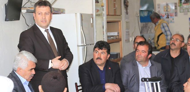 YUKARI MAHALLELERİ  ZİYARET ETTİ