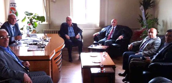 VEKİLLER BAŞKANLARI ZİYARET  ETTİ