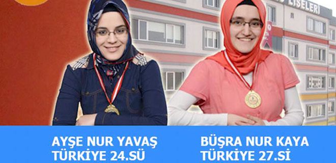 YELKENOĞLU LİSELERİ`NDEN LYS BAŞARISI