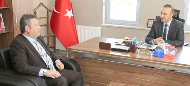 BAŞKAN PALANCIOĞLU İLÇE EMNİYET MÜDÜRÜNÜ TEBRİK ETTİ