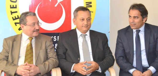 ERÜ TIP FAKÜLTESİ`NDEN GAZETECİLER CEMİYETİ`NE ZİYARET