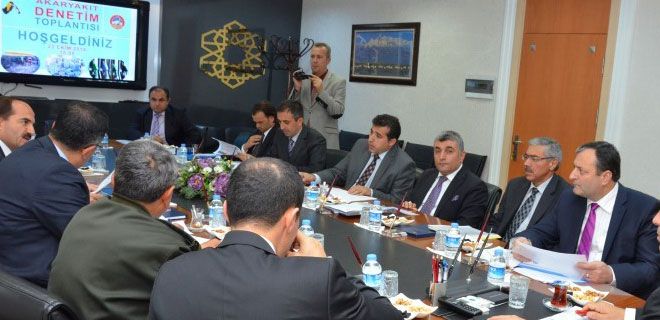 AKARYAKIT DENETİM TOPLANTISI YAPILDI