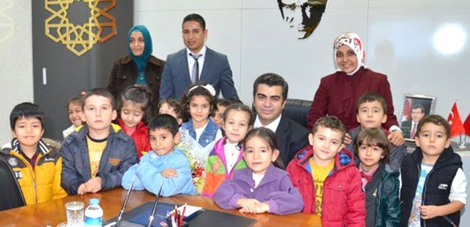 ANA OKULU ÖĞRENCİLERİNİ AĞIRLADI