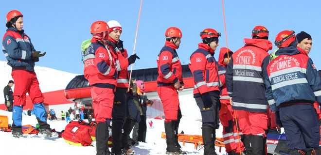 AFAD, JAK VE UMKE`DEN GÖZ DOLDURAN `ÇIĞ` TATBİKATI