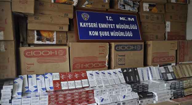 SİGARA KAÇAKÇILARINA BÜYÜK DARBE