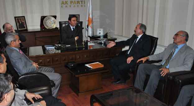 SENDİKA BAŞKANLARI AK PARTİ İL BAŞKANI DENGİZ'İ ZİYARET ETTİ