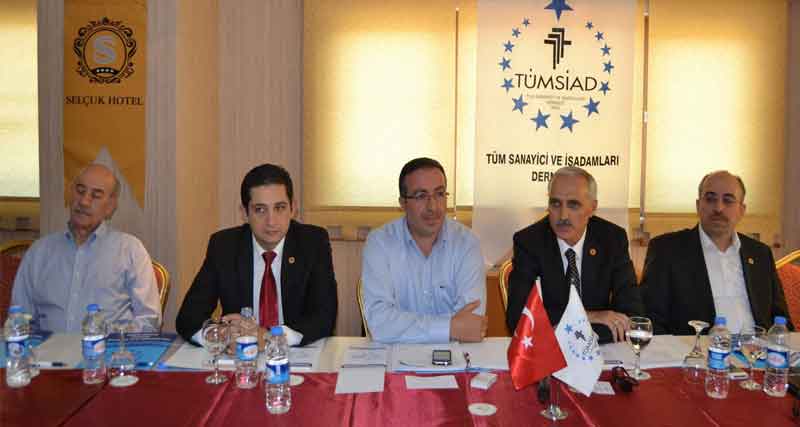TÜMSİAD İÇ ANADOLU BÖLGESİ ŞUBE BAŞKANLARI TOPLANTISI KAYSERİ’DE YAPILDI