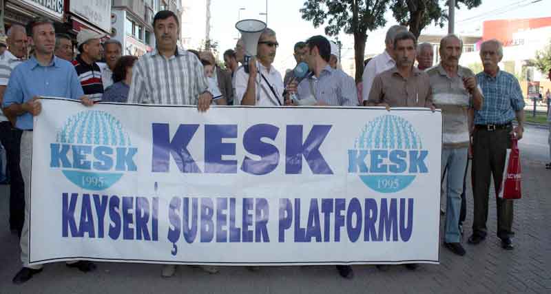 KESK YAPILAN TUTUKLAMALARI KINADI 