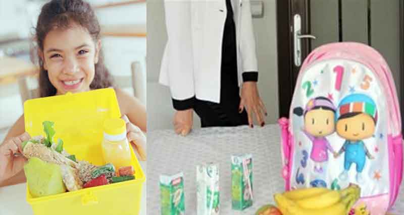 ÇOCUĞUMUZUN BESLENME ÇANTASINDA NE  VAR?