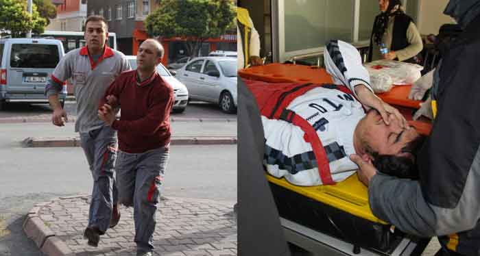 ACEMİ KASAPLAR ACİL SERVİSE KOŞTU 