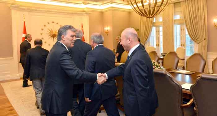 CUMHURBAŞKANI ABDULLAH GÜL MÜSİAD HEYETİNİ KABUL ETTİ