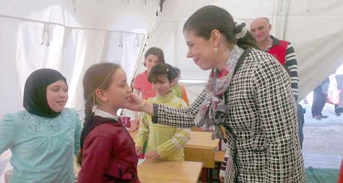 MİLLETVEKİLİ BAKIR, HATAYLI MÜLTECİLERİ ZİYARET ETTİ