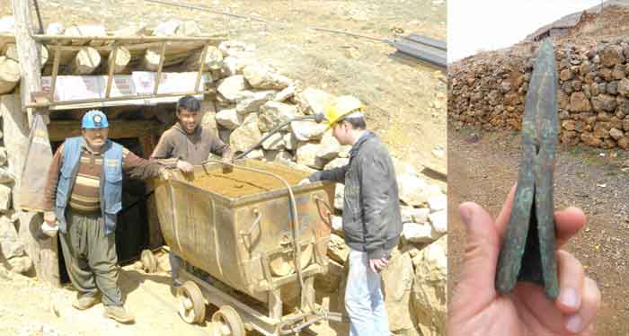 MADENDE ROMA ASKERLERİNİN KULLANDIĞI MIZRAK UÇLARI BULUNDU