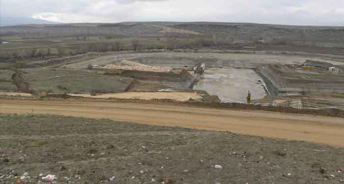 GÜMÜŞGÖREN BARAJI ÇALIŞMASINA KIŞ MOLASI