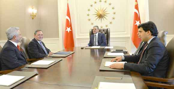 KSMMMO BAŞKANI ÖZSOY CUMHURBAŞKANI İLE GÖRÜŞTÜ